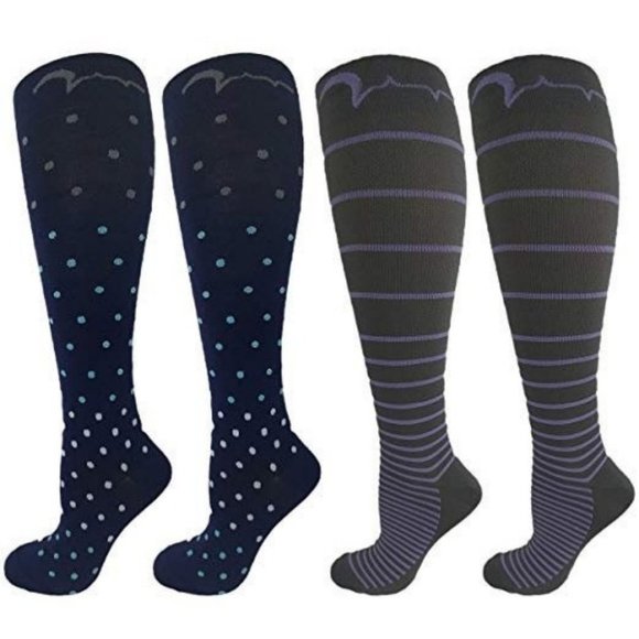 4 Pair Compression Socks Best for Athletics, Runne - Picture 1 of 7